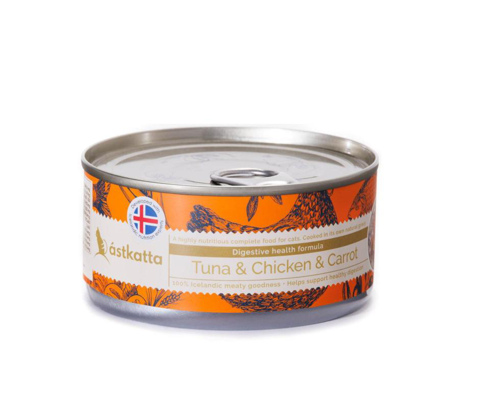 Astkatta – 吞拿魚, 雞肉, 紅蘿蔔腸道護理配方 (低磷) Tuna & Chicken & Carrot 170g