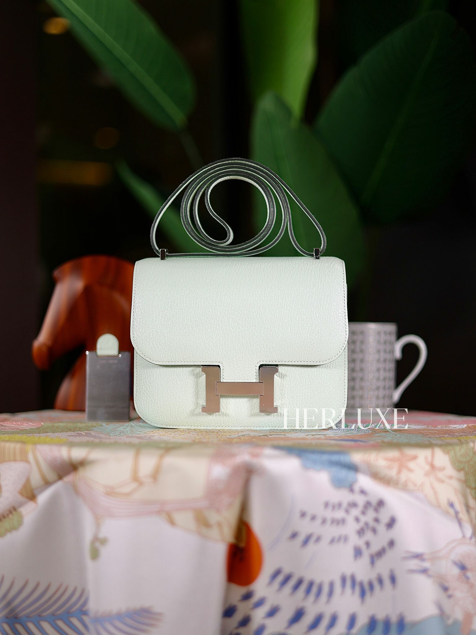 Constance mini mirror 0S vert fizz/ 0Z vert comics ck chevre B