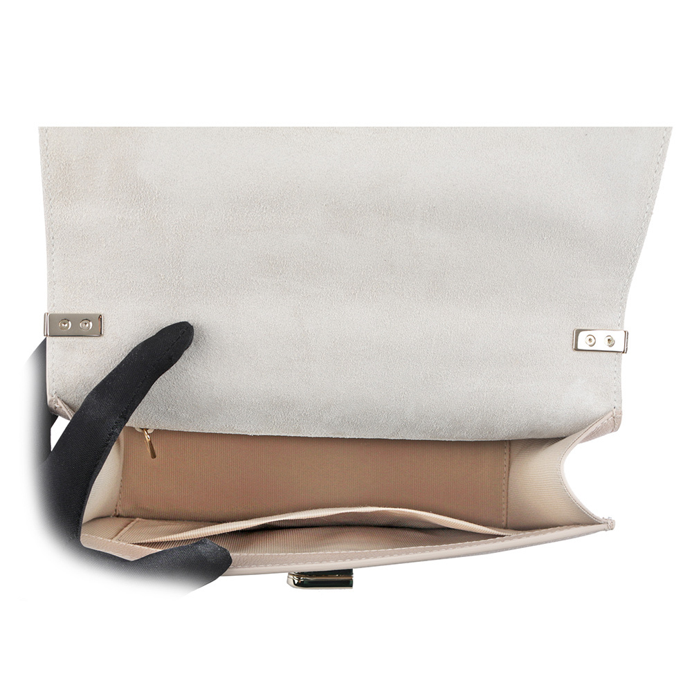 【FURLA】1927 拱門轉釦小款翻蓋鏈帶二用包(芭蕾粉) BAFIACO ARE000 B4L00