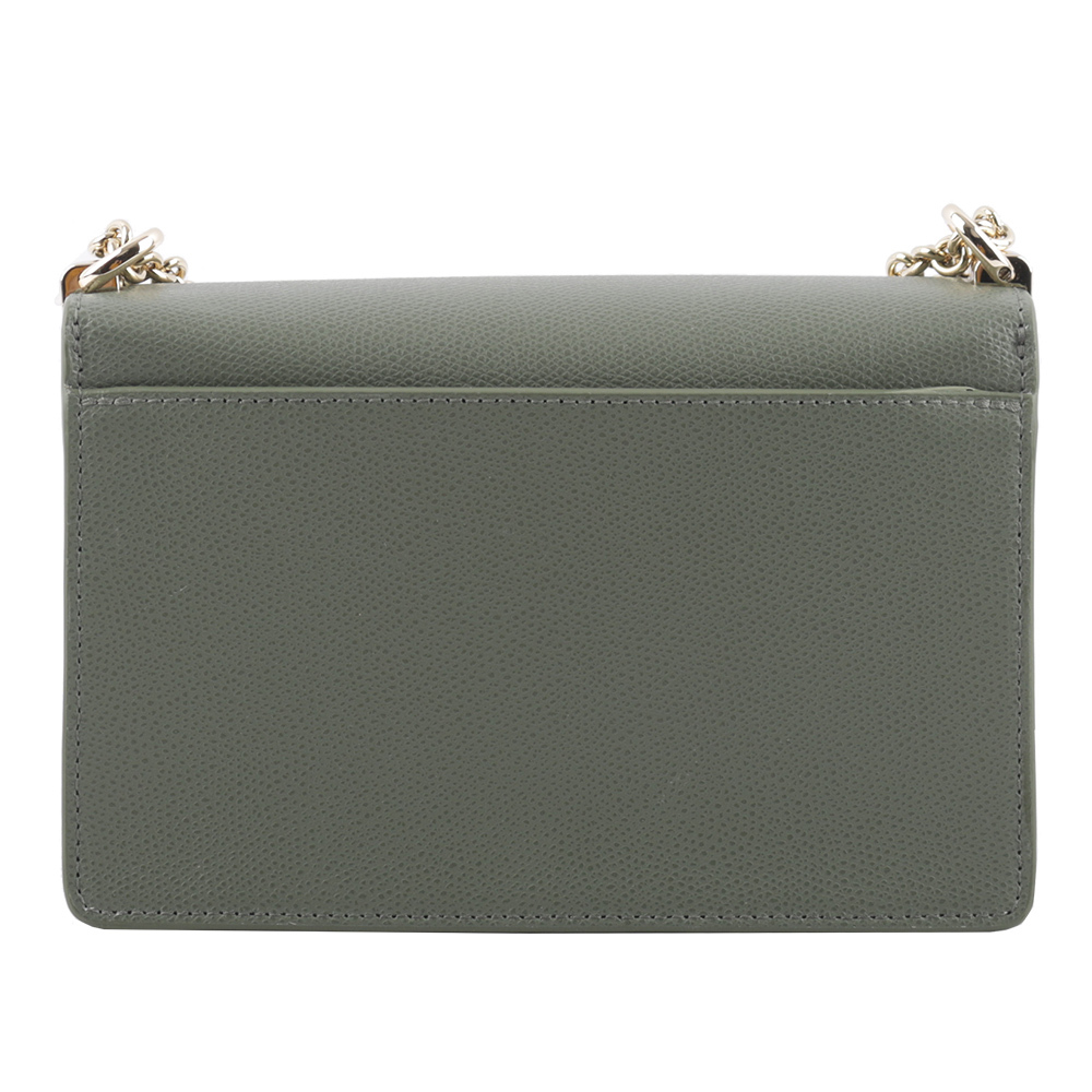 【FURLA】1927 拱門轉釦迷你翻蓋鏈帶二用包(仙人掌綠) BAFKACO ARE000 0J000