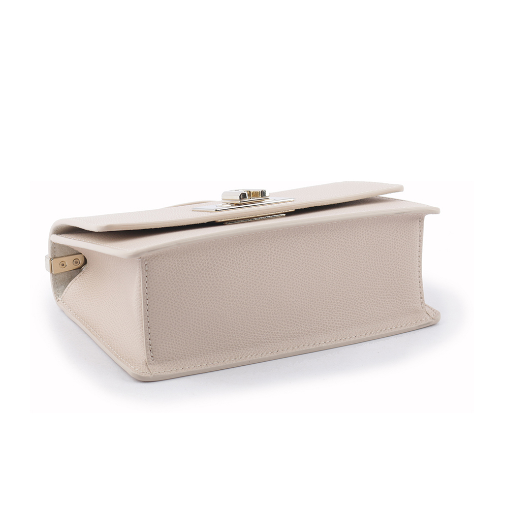 【FURLA】1927 拱門轉釦迷你翻蓋鏈帶二用包(芭蕾粉) BAFKACO ARE000 B4L00