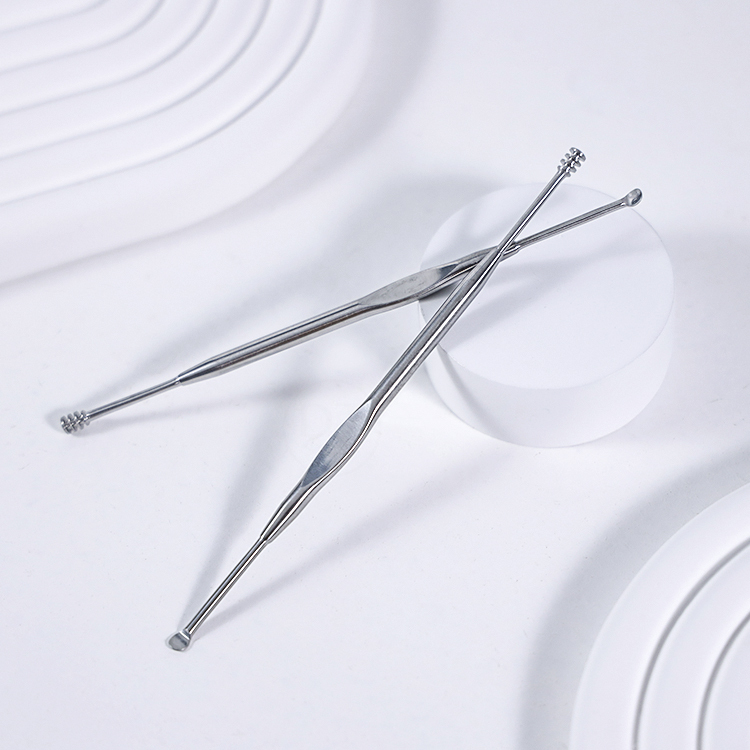 MEKO 不鏽鋼專業雙頭耳扒 EE-045【AZ104】