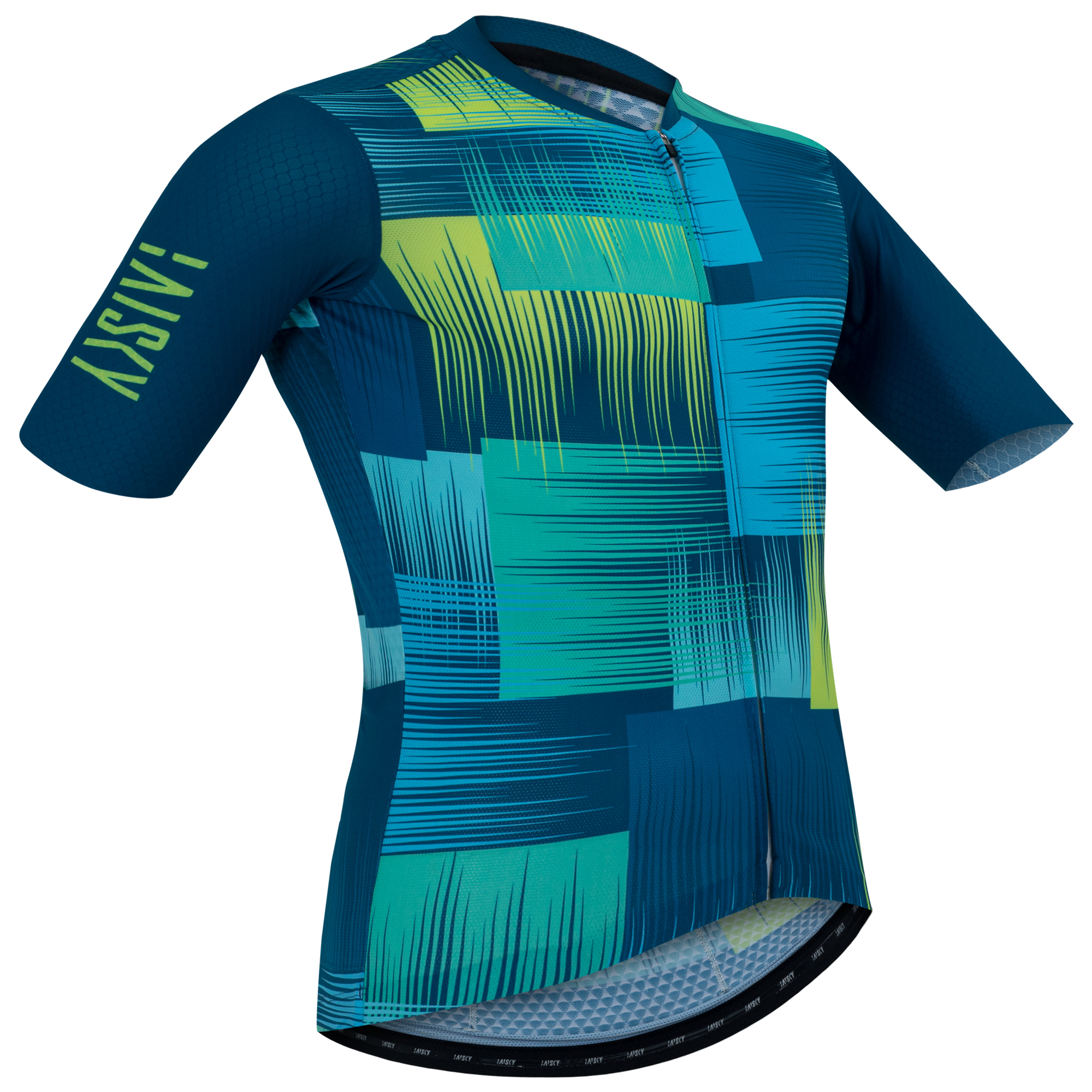 男款空力短車衣 效應 藍