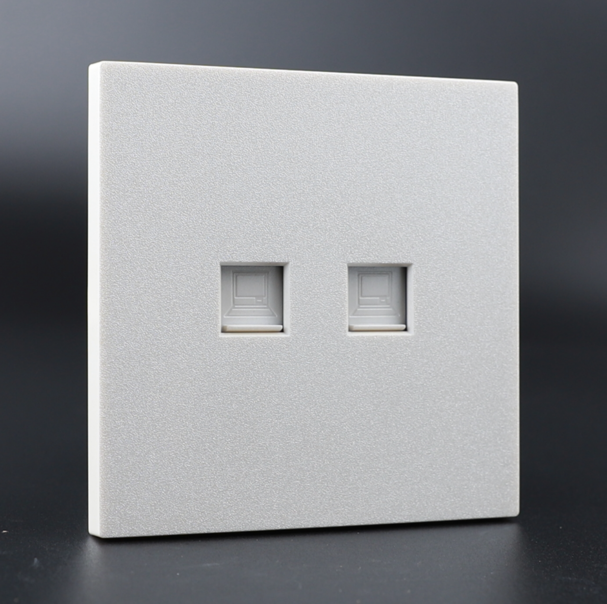 UTEN 6M 雙聯電腦插座 (白色/灰色)