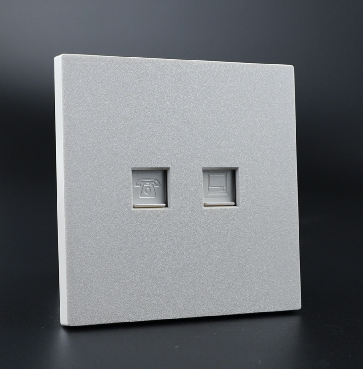 UTEN 6M 電話電腦插座 (白色/灰色)