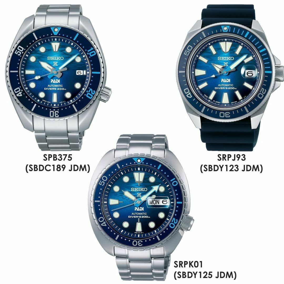 Seiko Prospex PADI SBDC189 /SBDY123 / SBDY125 Are Read