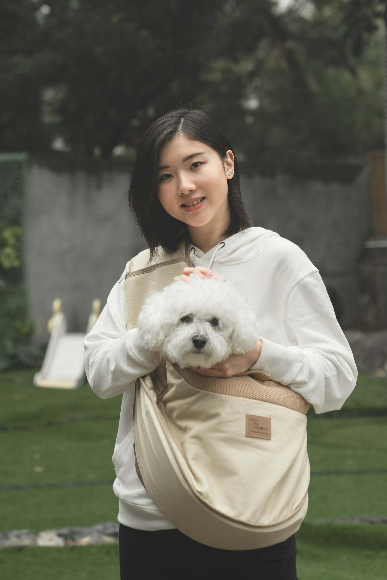 【THE MOON.K 】半月亮式寵物袋 XL