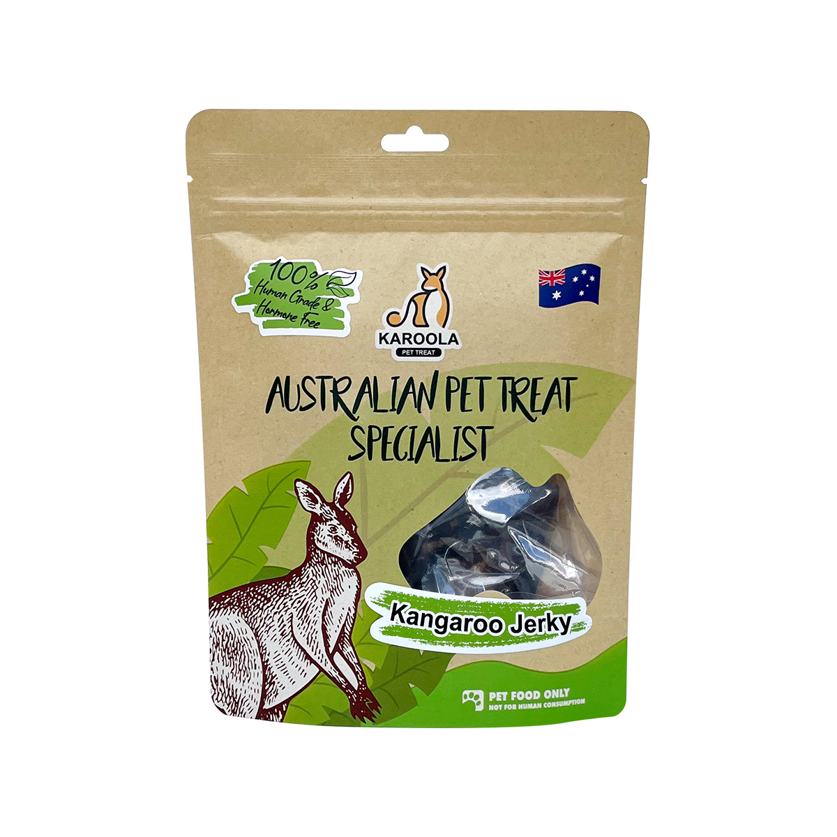 Karoola．Kangaroo Jerky 袋鼠肉片80g