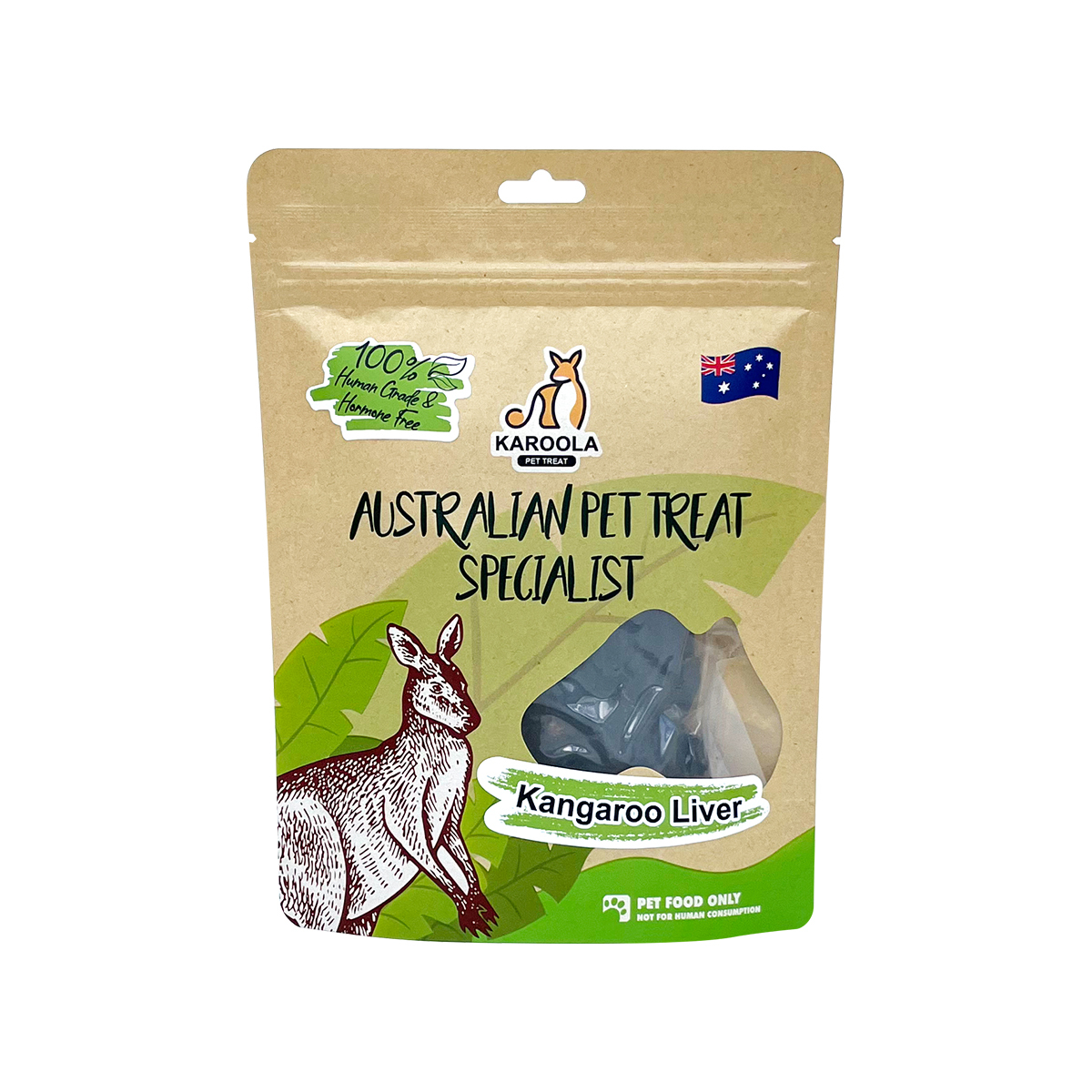 Karoola．Kangaroo Liver 袋鼠肝片80g