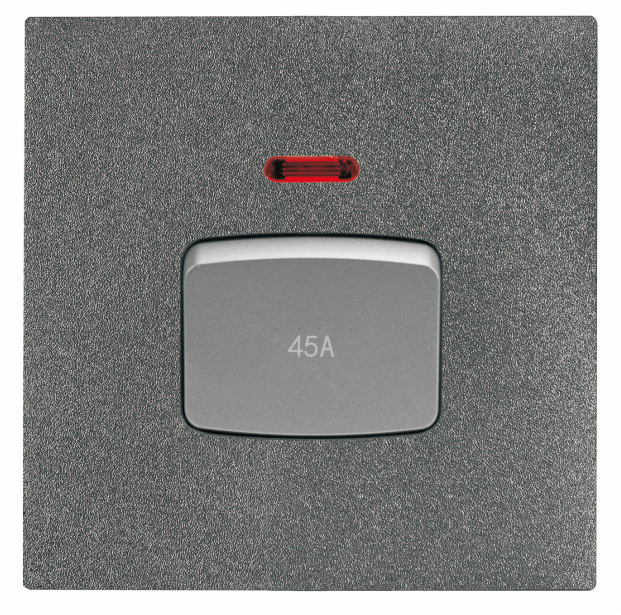 UTEN 6M 45A雙極開關帶LED指示燈 (白色/灰色)