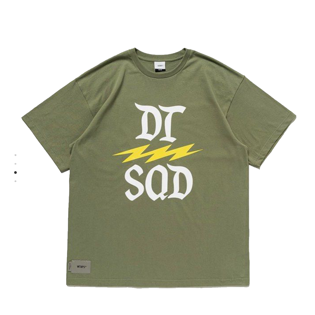 WTAPS DSQD / SS / COTTON 字體短T 軍綠| FLOMMARKET