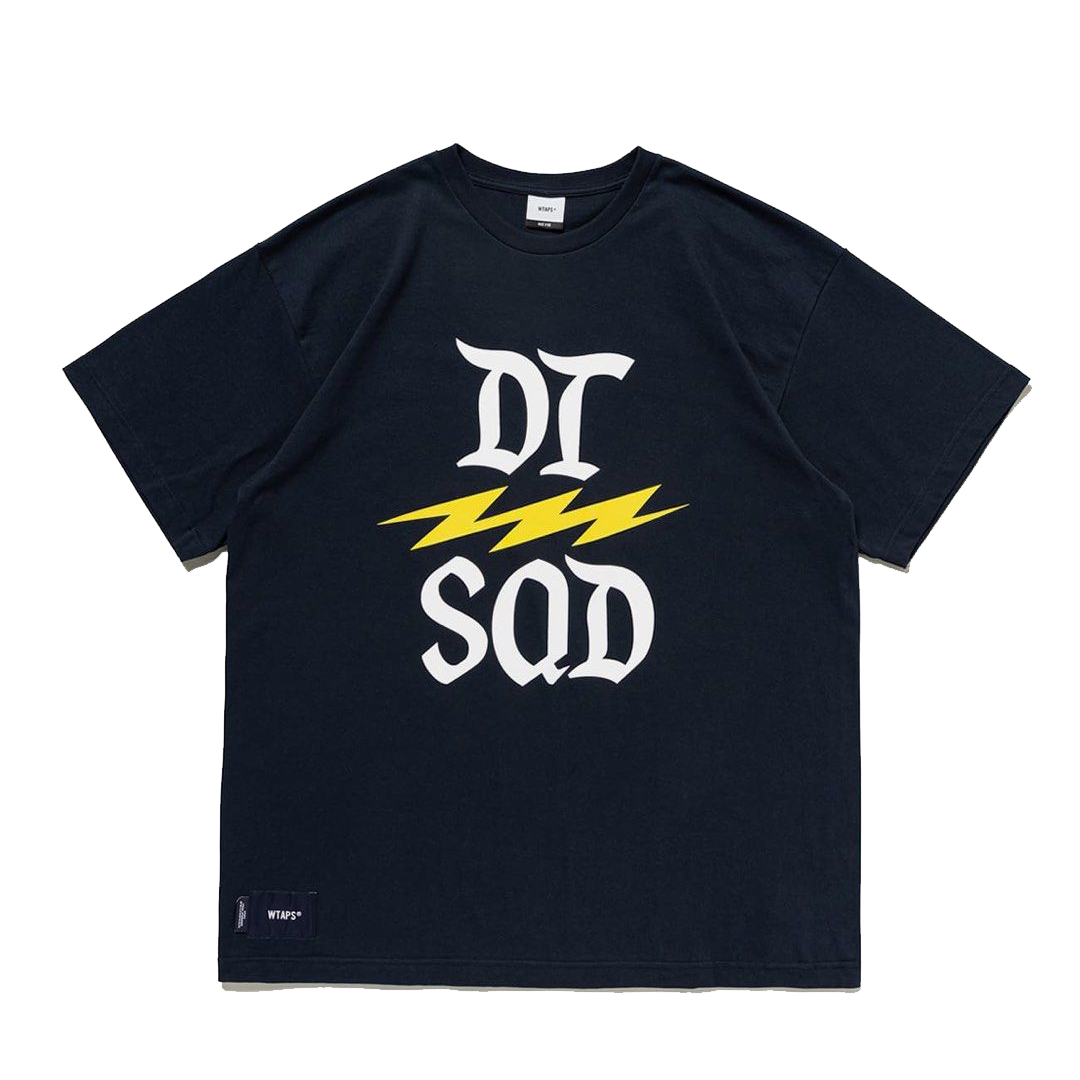 WTAPS DSQD / SS / COTTON 字體短T 深藍| FLOMMARKET