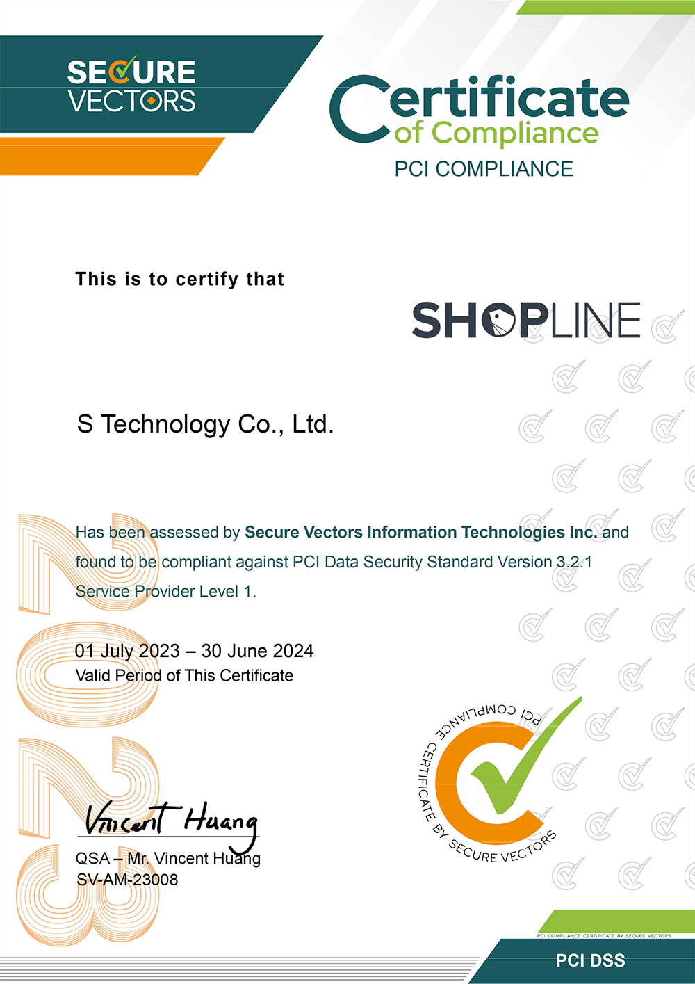 SHOPLINE PCI DSS