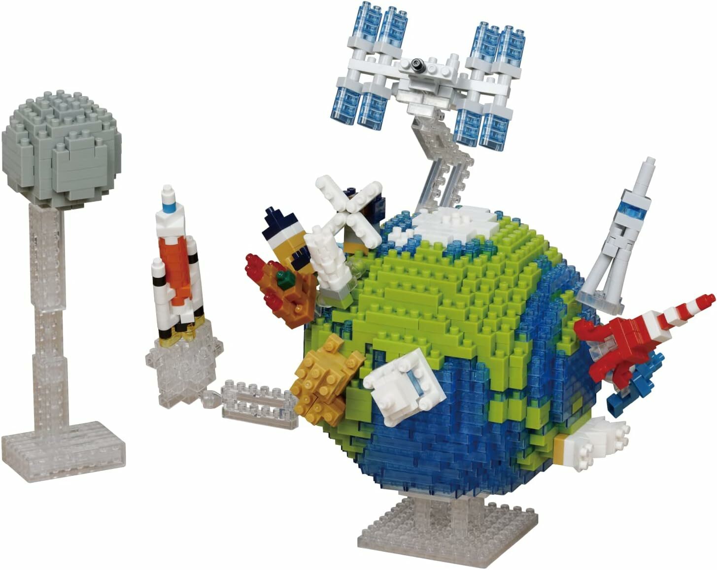 《 Nanoblock 迷你積木 》 NBM_041 地球&月亮