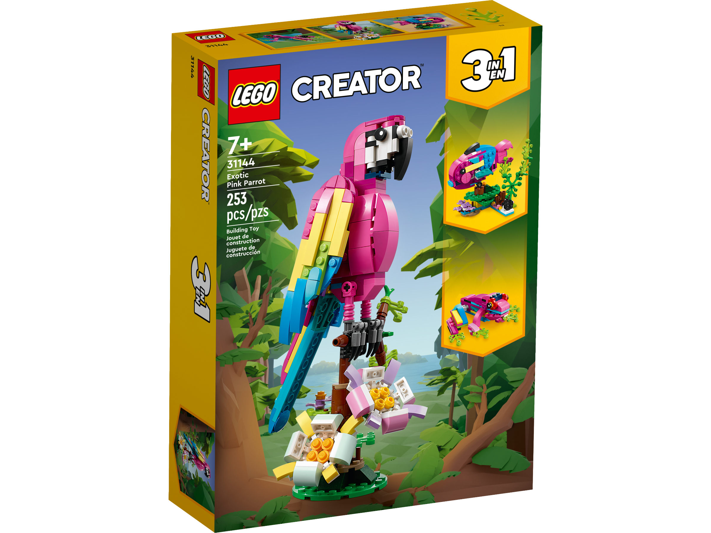 LEGO 31144 Exotic Pink Parrot 異國粉紅鸚鵡 (Creator 3in1)