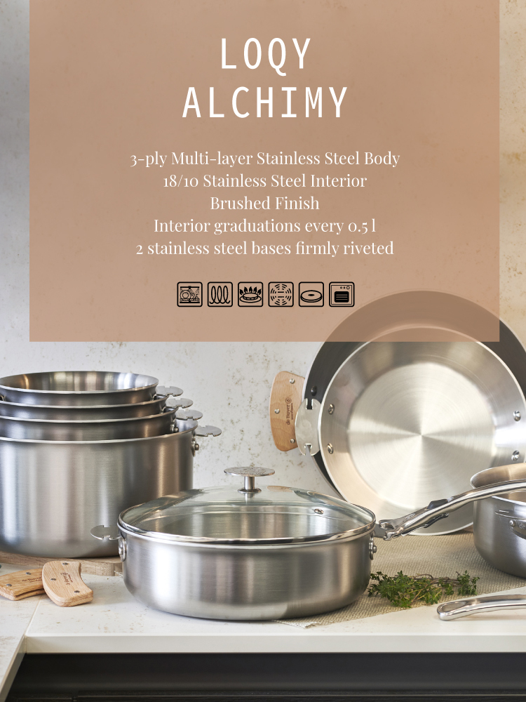 DE BUYER ✰ LOQY Detachable Handles Cookware Collection DE BUYER ✰ LOQY Detachable Handles Cookware Collection