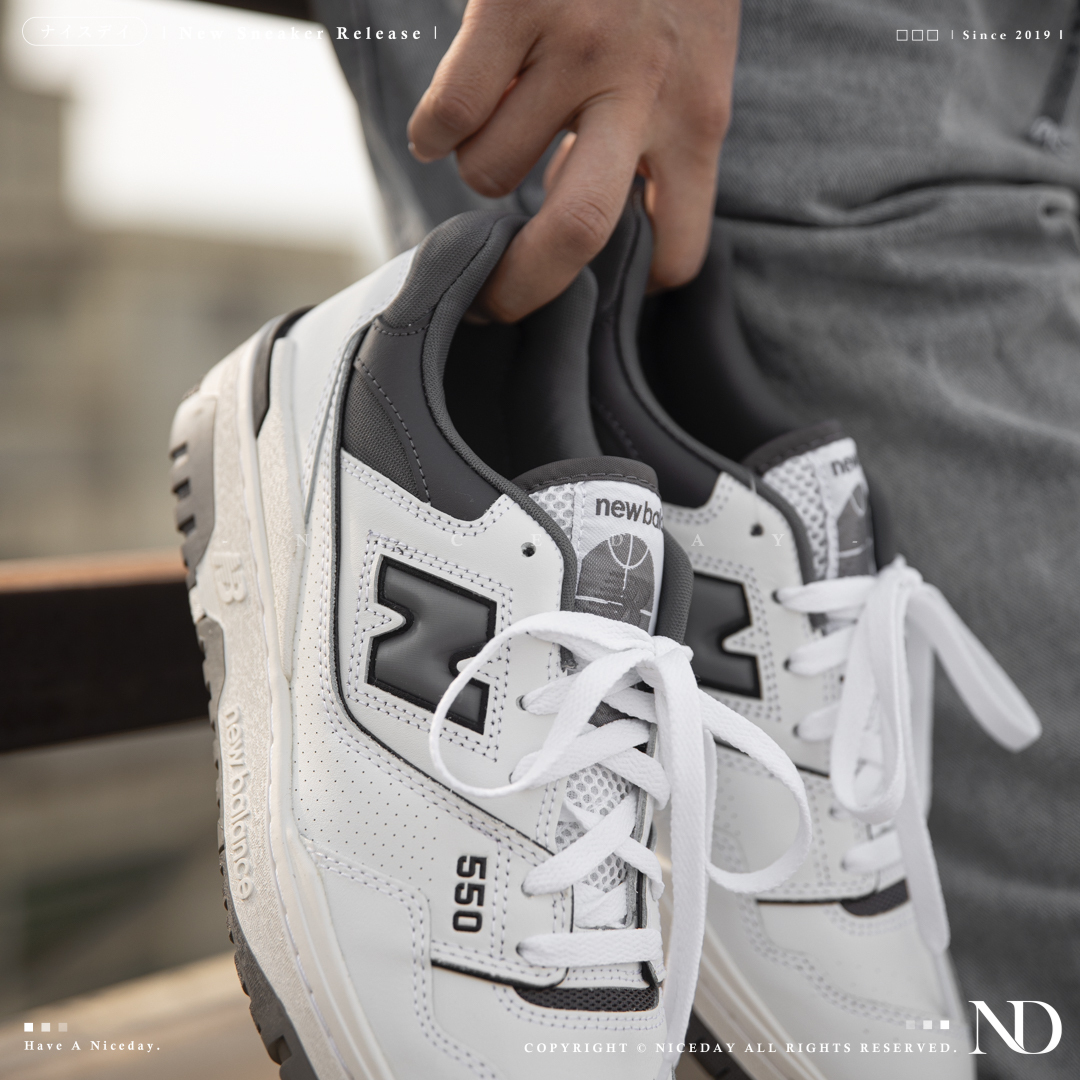 NICEDAY 代購 NEW BALANCE 550 灰白 男女尺寸 BB550WTG