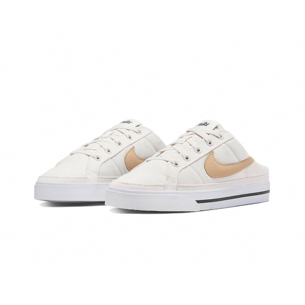 Nike Court Legacy Mule Phantom White Onyx 杏色 穆勒鞋 DB3970-002
