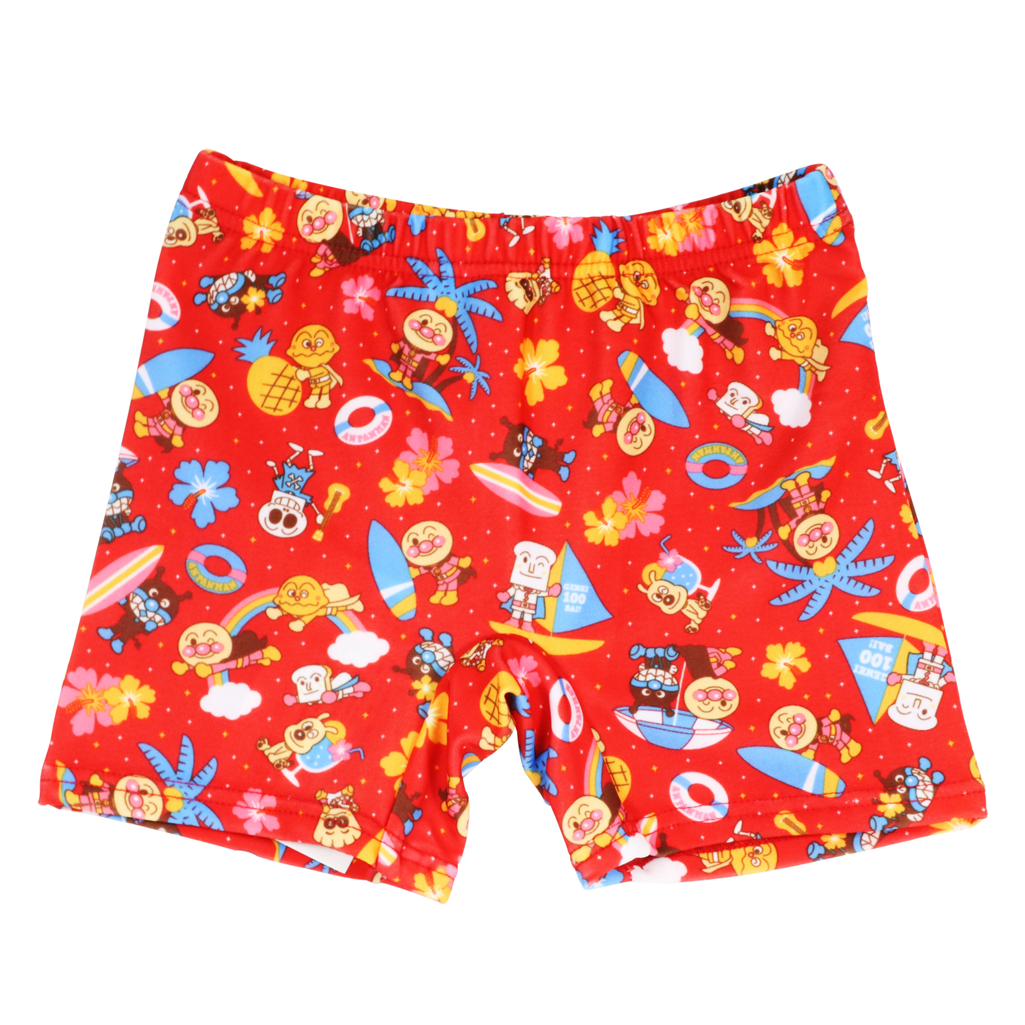 麵包超人五分泳褲 紅/藍 (100 / 110 cm)