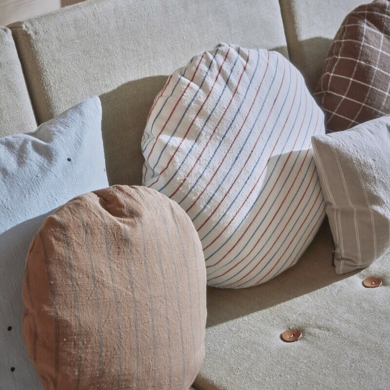 OYOY Kyoto 和風圓形坐墊 -大 / 海軍藍