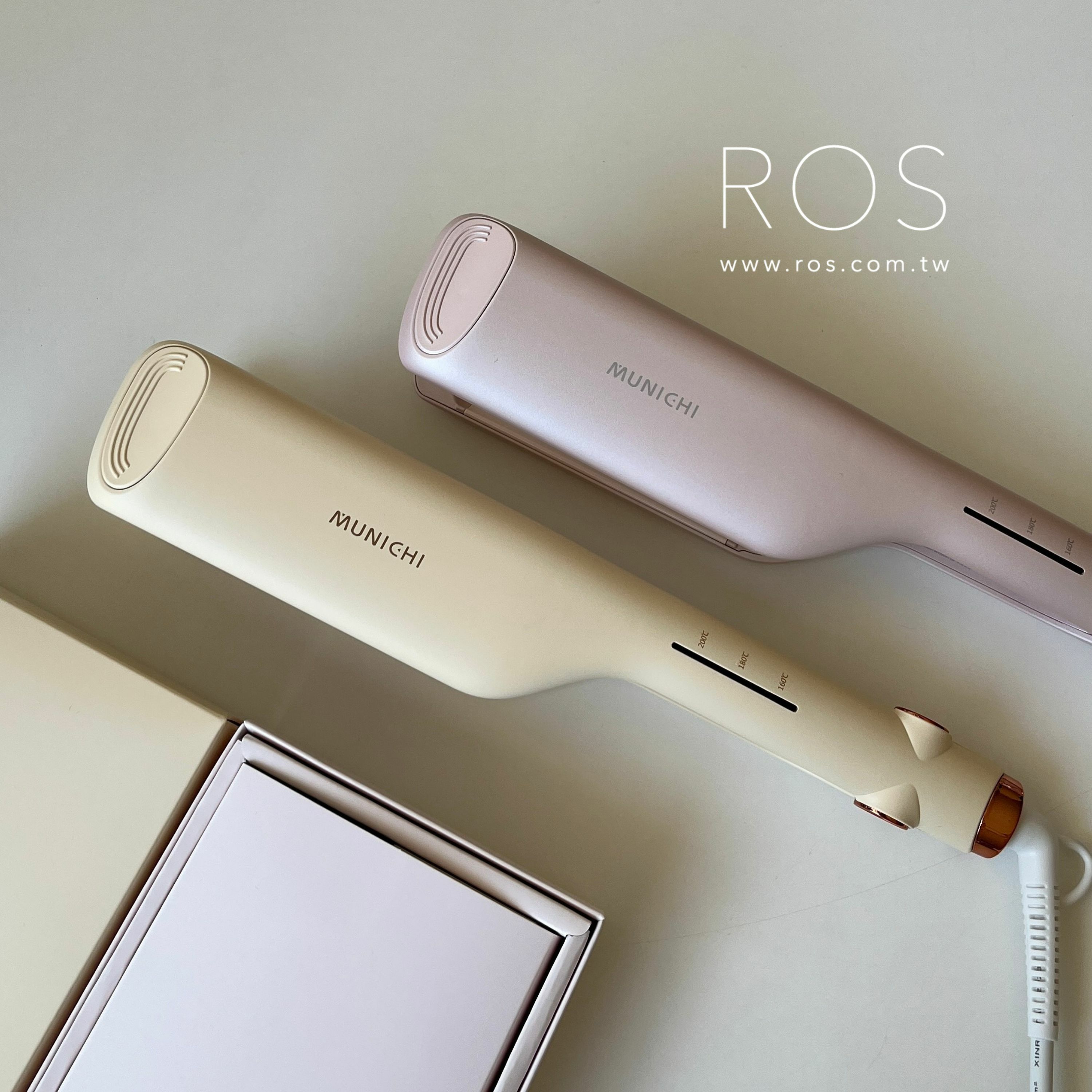 MUNICHI 負離子水波紋蛋捲夾 25MM(2colors)