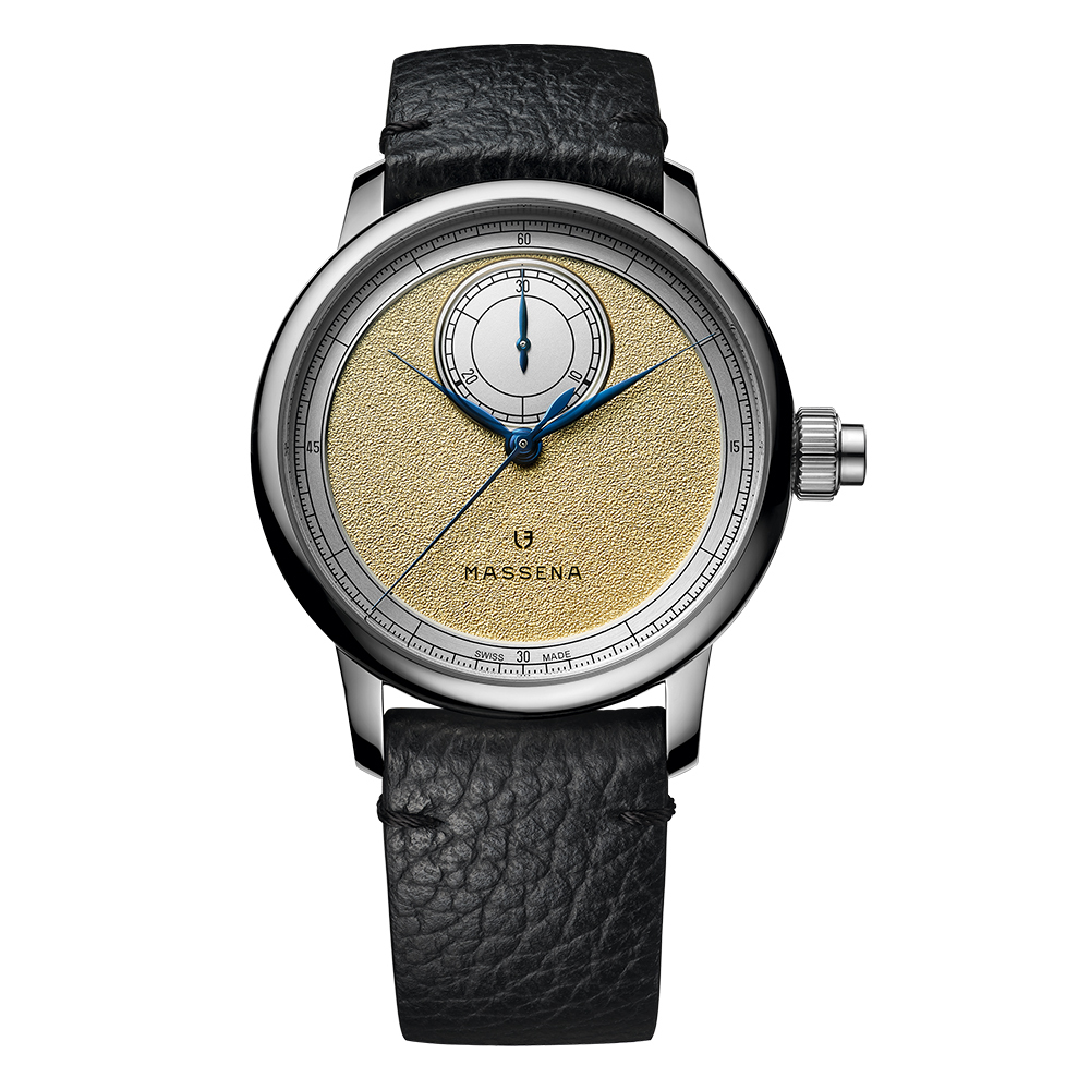 Noirmont X Collection 聯名款系列｜Le Chronographe Monopoussoir Louis Erard x Massena LAB (Gold)