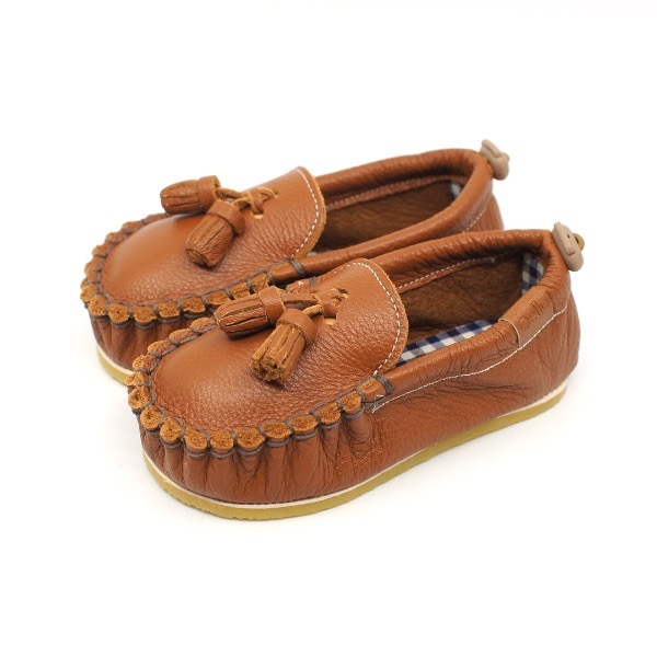 Loafer 皮革棕褐