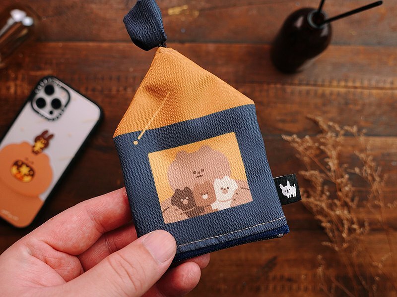 小黃間｜Furry Zoo 房子造型鑰匙包｜熊之家