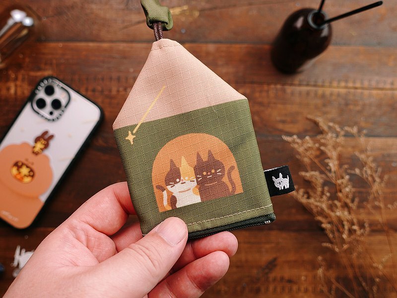 小黃間｜Furry Zoo 房子造型鑰匙包｜貓之家