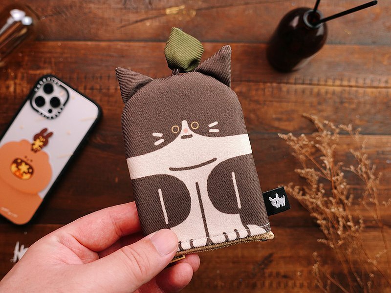 小黃間｜Furry Zoo 動物造型鑰匙包｜賓士貓