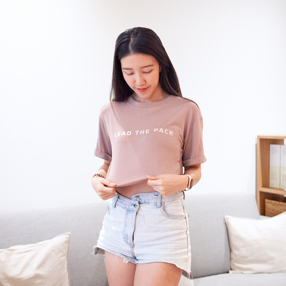 The Pack 露臍上衣（藕色）