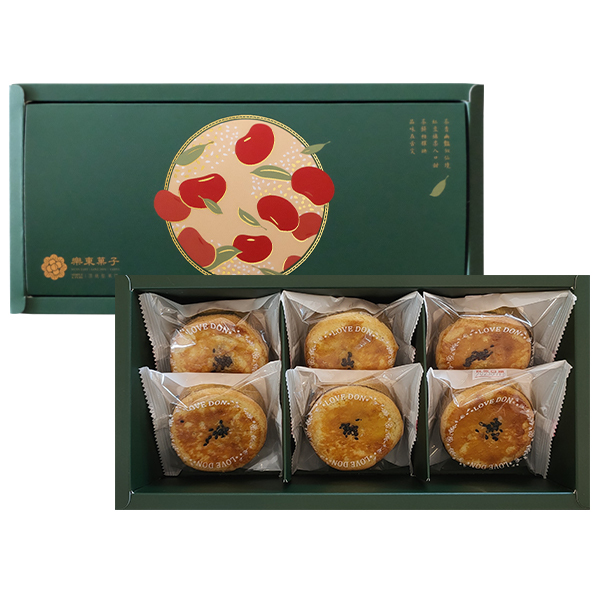 紅豆麻吉奶油餅-6入禮盒