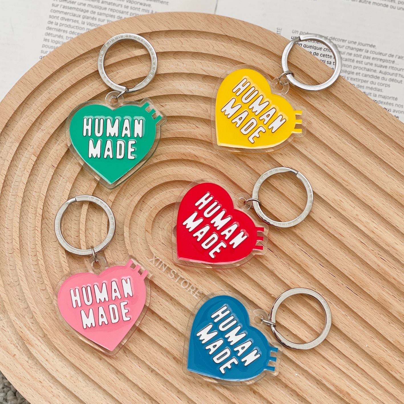 新品未開封 HUMANMADE キーリング ハートロゴ 5連 HUMAN MADE HEART KEYRING – HUMAN MADE Inc.
