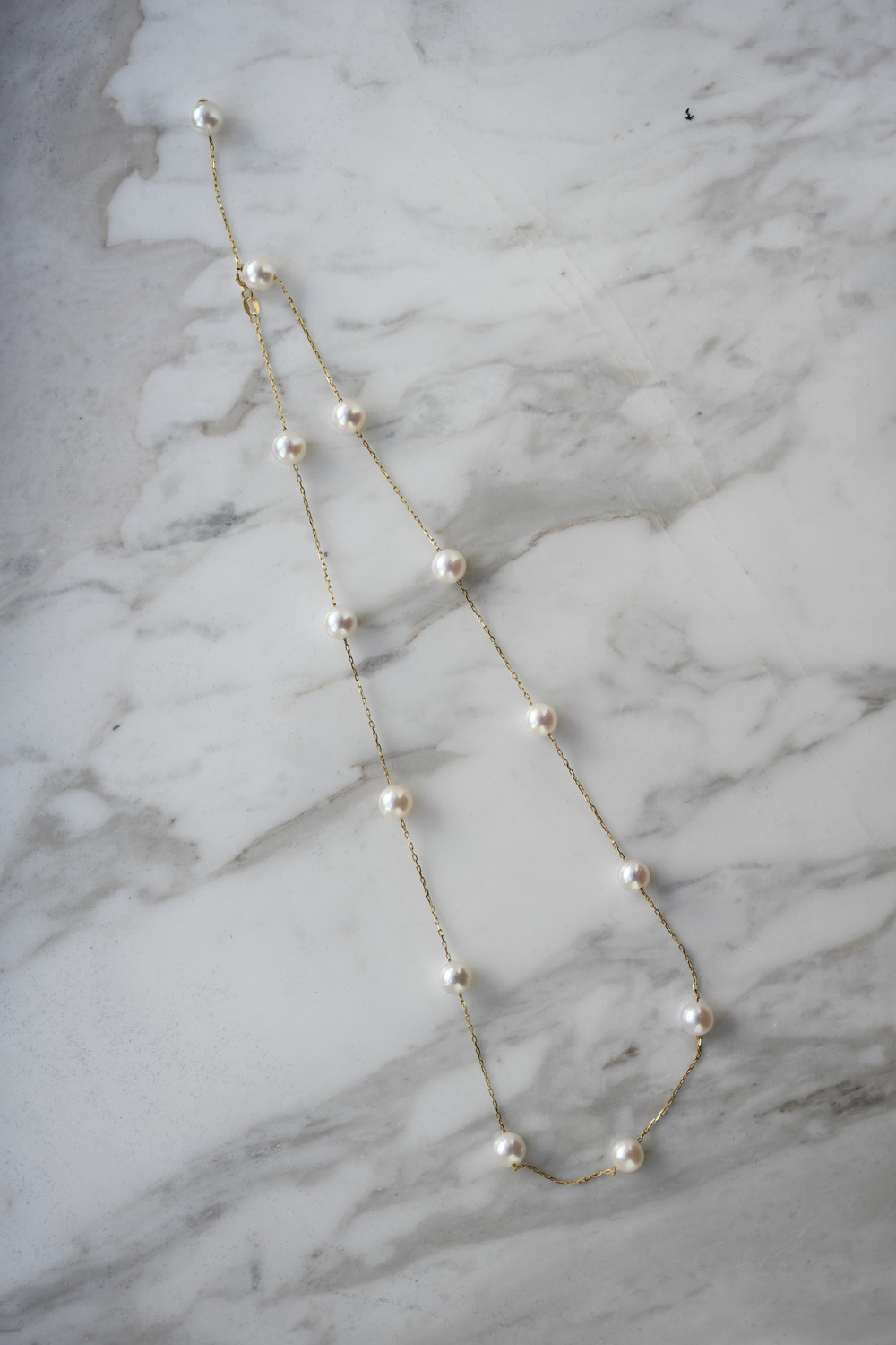 18K 6.5-7mm Akoya Pearl Starry Necklace