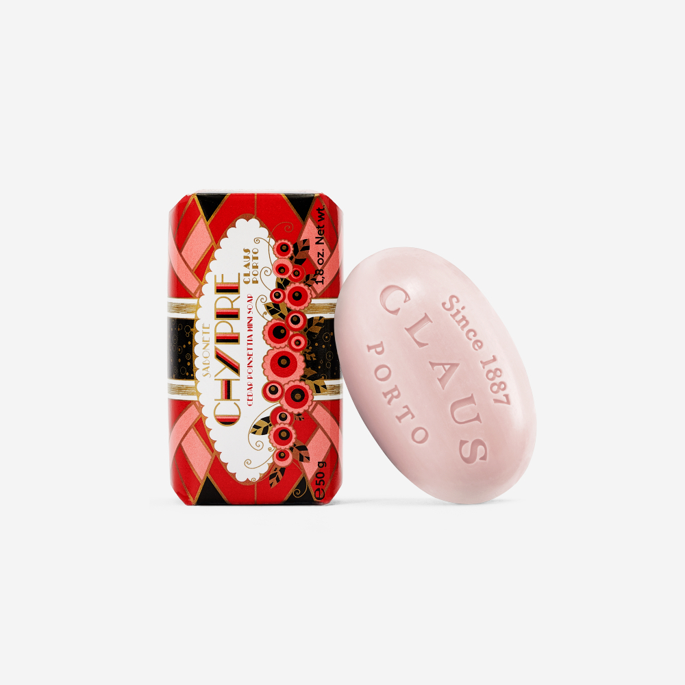 Claus Porto｜里斯本頌歌迷你皇家香氛皂 - 紅底鞋女神 (雪松一品紅) 50g