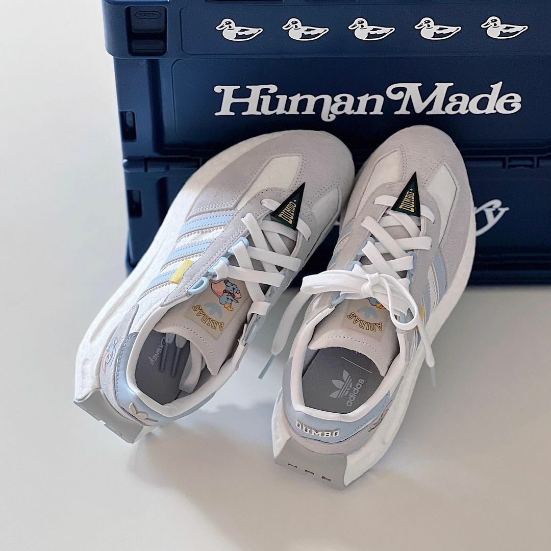 Adidas Originals Retropy E5 x Disney 灰藍 白色 小飛象 聯名款 休閒鞋 IE5879