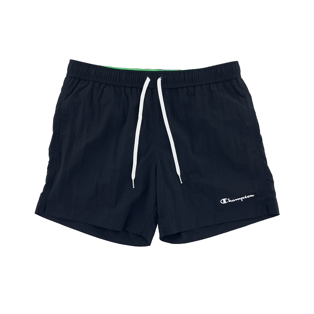 男款-LEGACY百慕達抽繩短褲-黑色（216069-KK003）