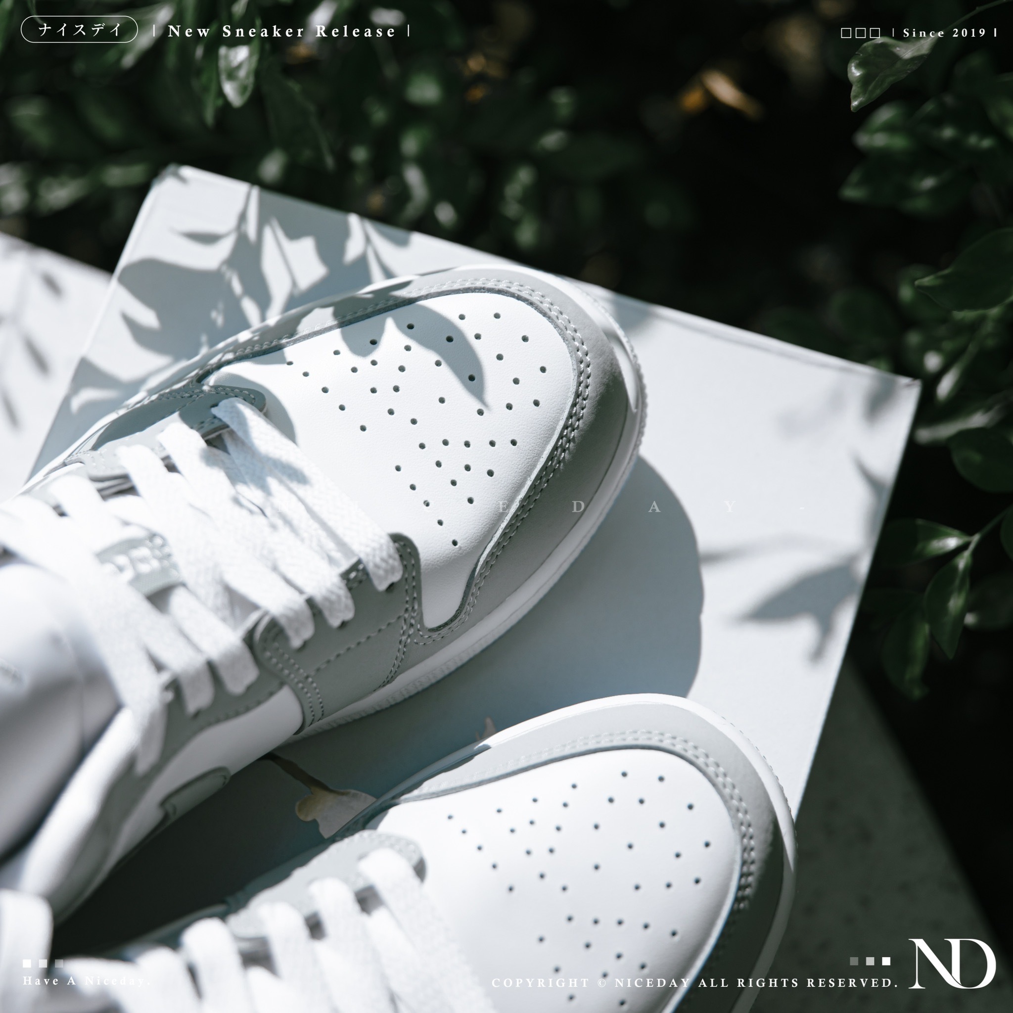 NICEDAY 代購Nike Air Jordan 灰白小Dior 水晶底情侶鞋淺灰DC0774-1