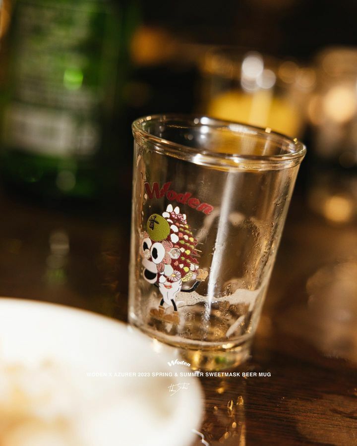 【車庫服飾】WODEN Sweetmask Beer Mug / 境貴雄 菓子英雄 啤酒杯