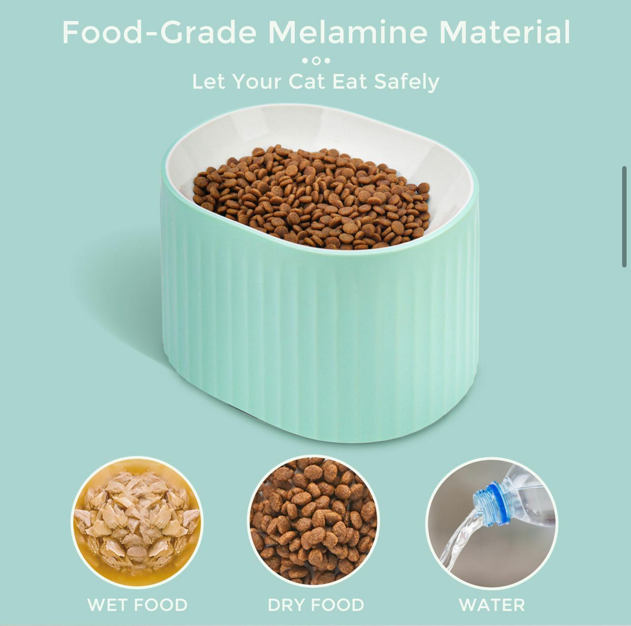 MSBC Stainless Steel Elevated Dog Bowl