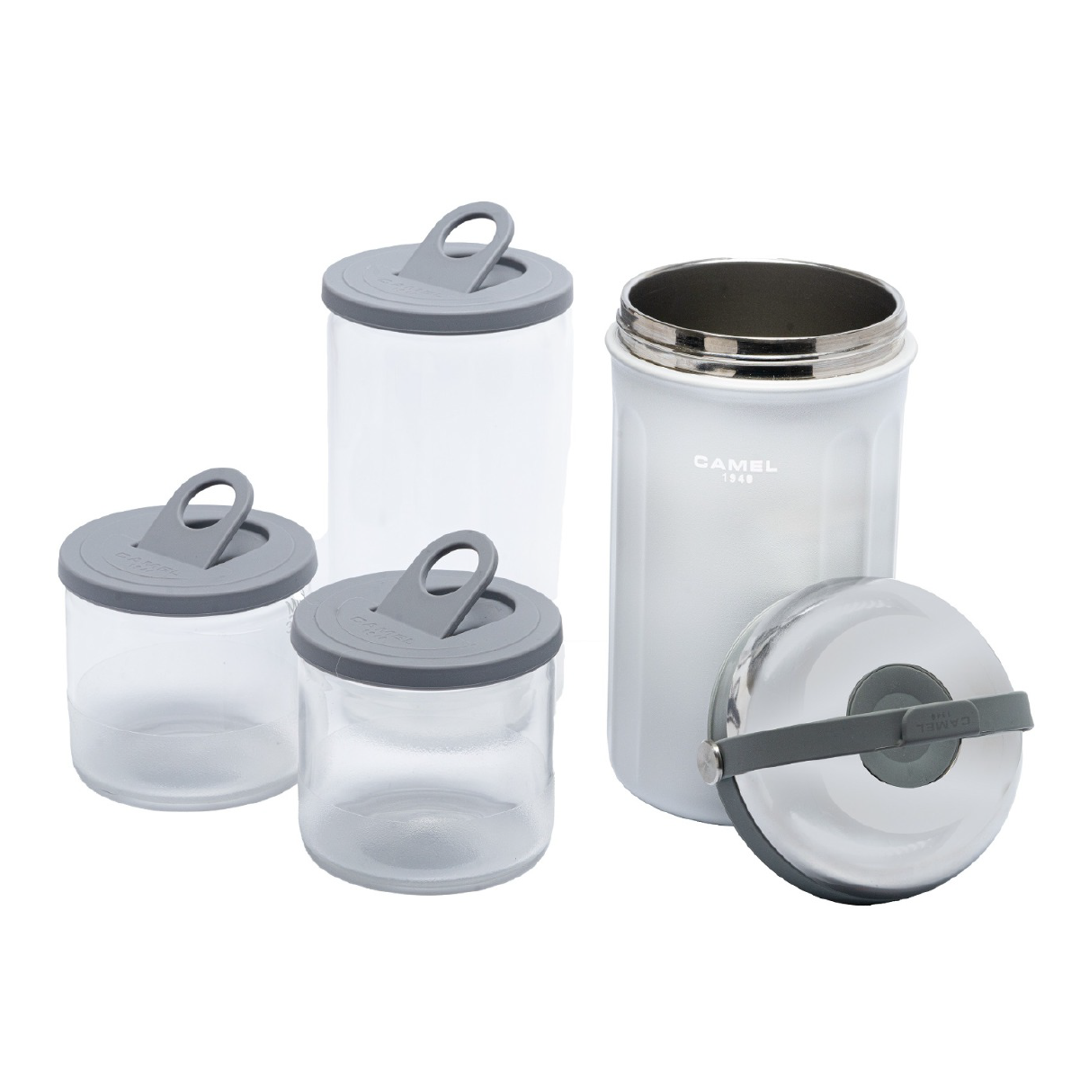 【會員額外九折】Camel 駱駝牌 - TIFFIN 100 系列 保温飯壺1000ml - 灰白 (GW)