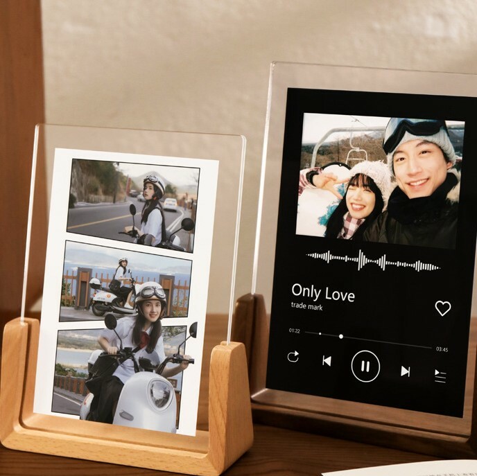 《2744》木質高級感U形壓克力照片框