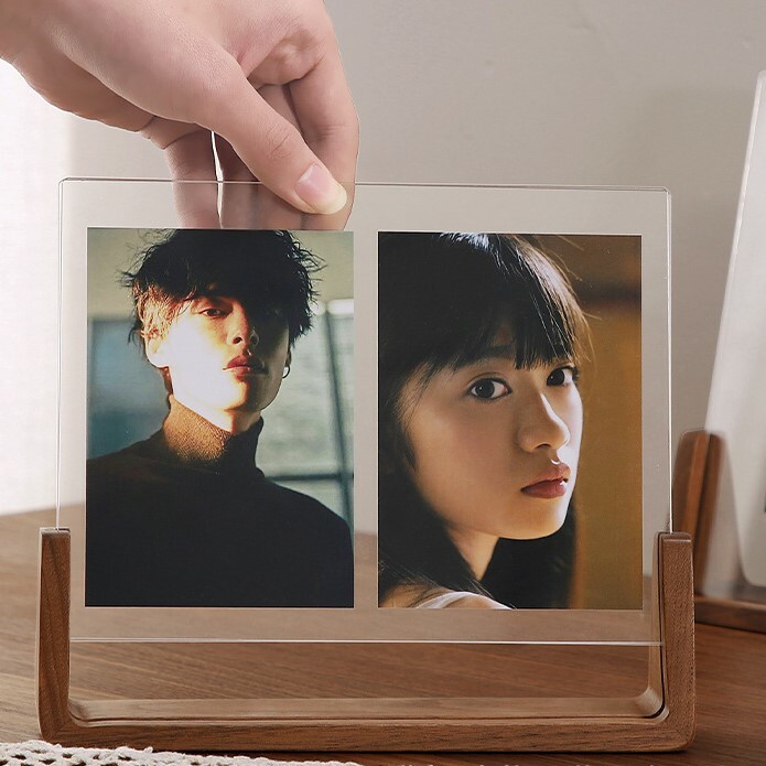 《2744》木質高級感U形壓克力照片框