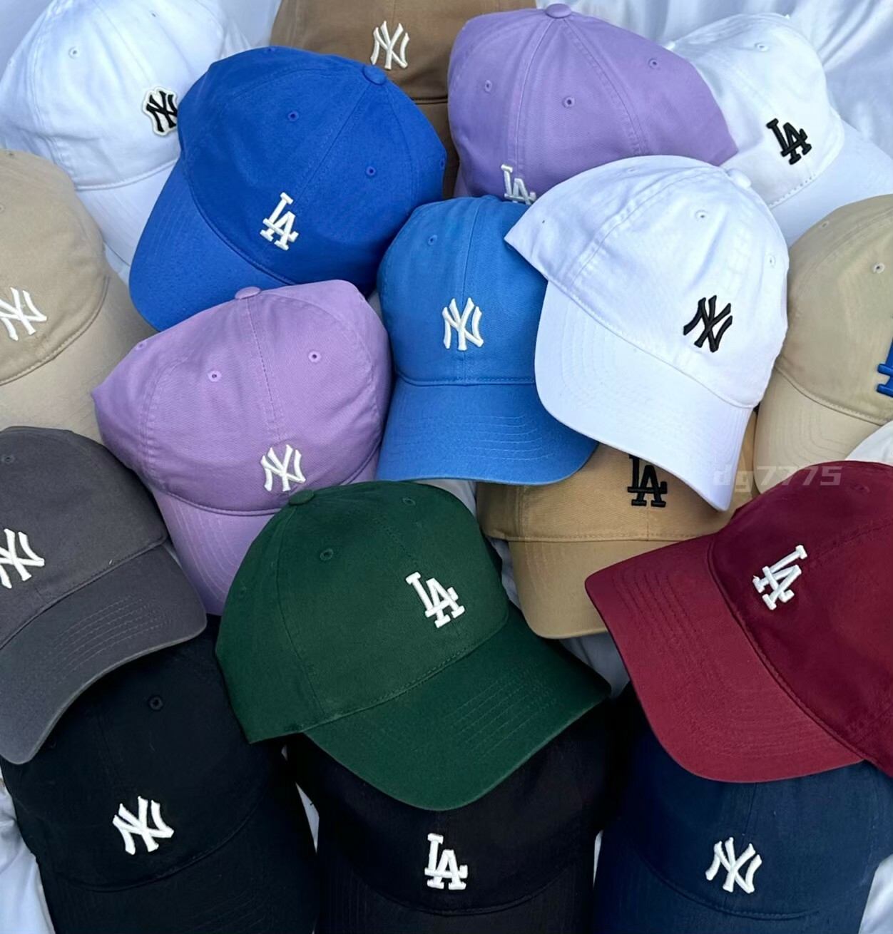 #現貨 韓國正版 MLB 小logo NY LA 老帽 現貨