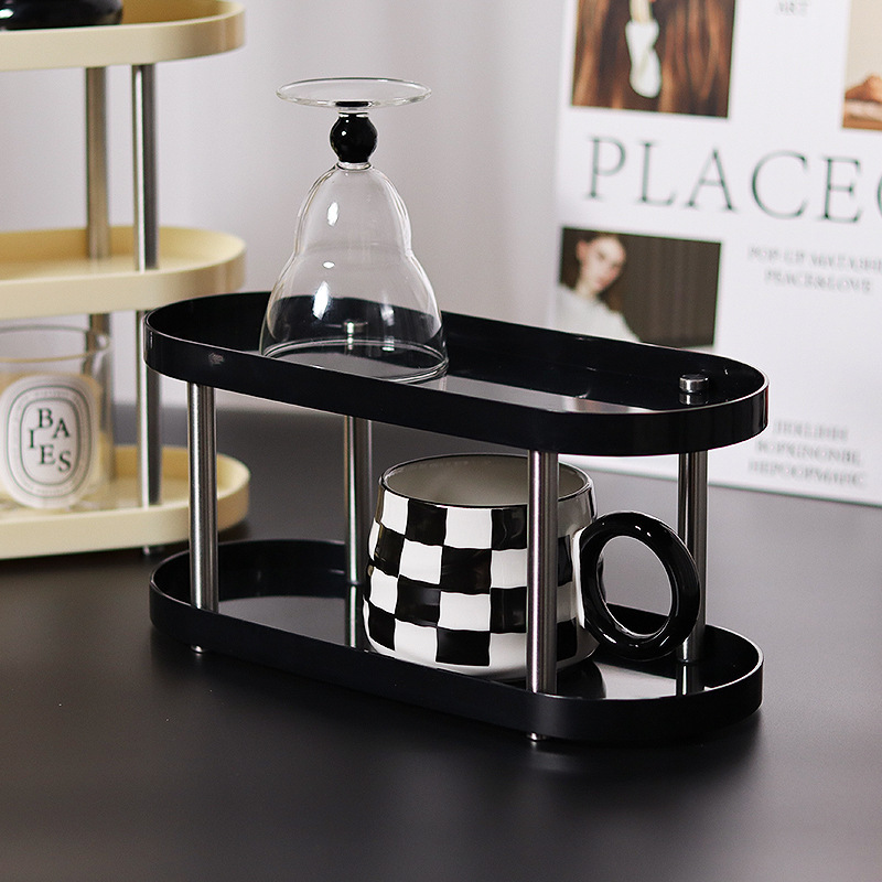 《2745》北歐風橢圓多層置物擺設盤