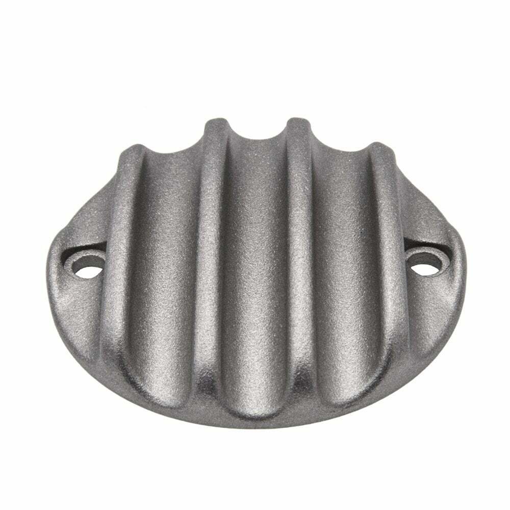 Motone 水冷凱旋專用 引擎徽章蓋 鰭片 噴砂銀