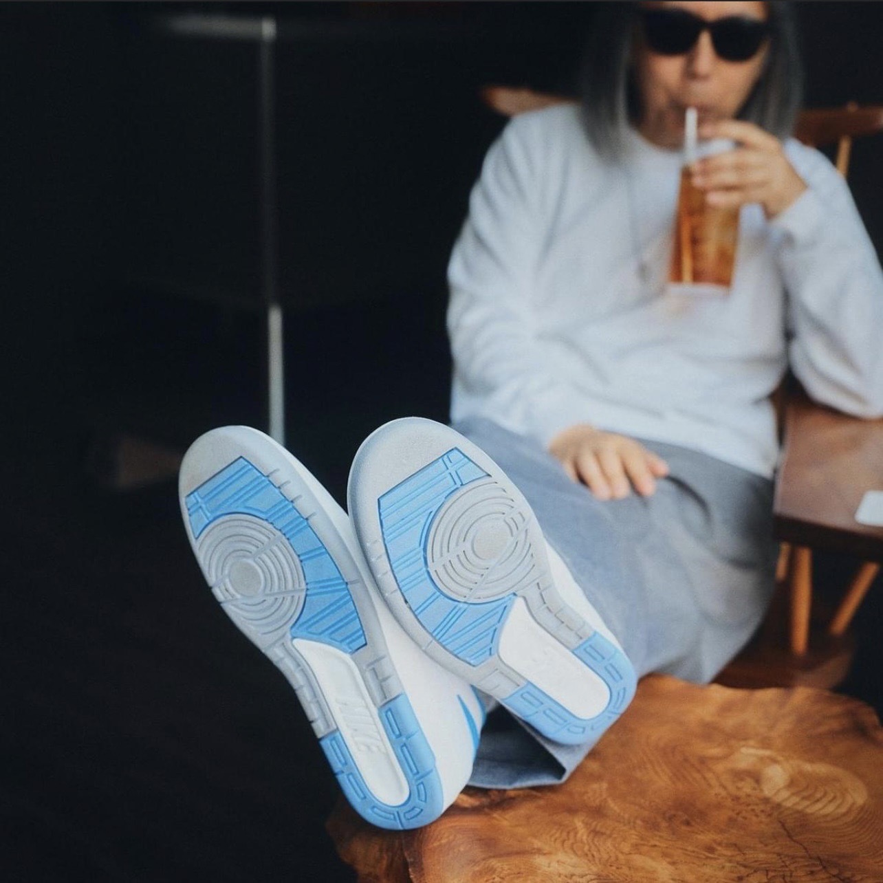 NICEDAY 現貨 Air Jordan 2 University Blue UNC 大學藍 白藍 喬丹 二代  藤原浩著用  DV9956-104