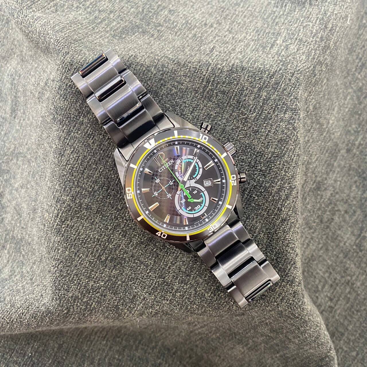 【CITIZEN 星辰】三眼都會紳士光動能腕錶AT2115-52E 40mm 現代鐘錶