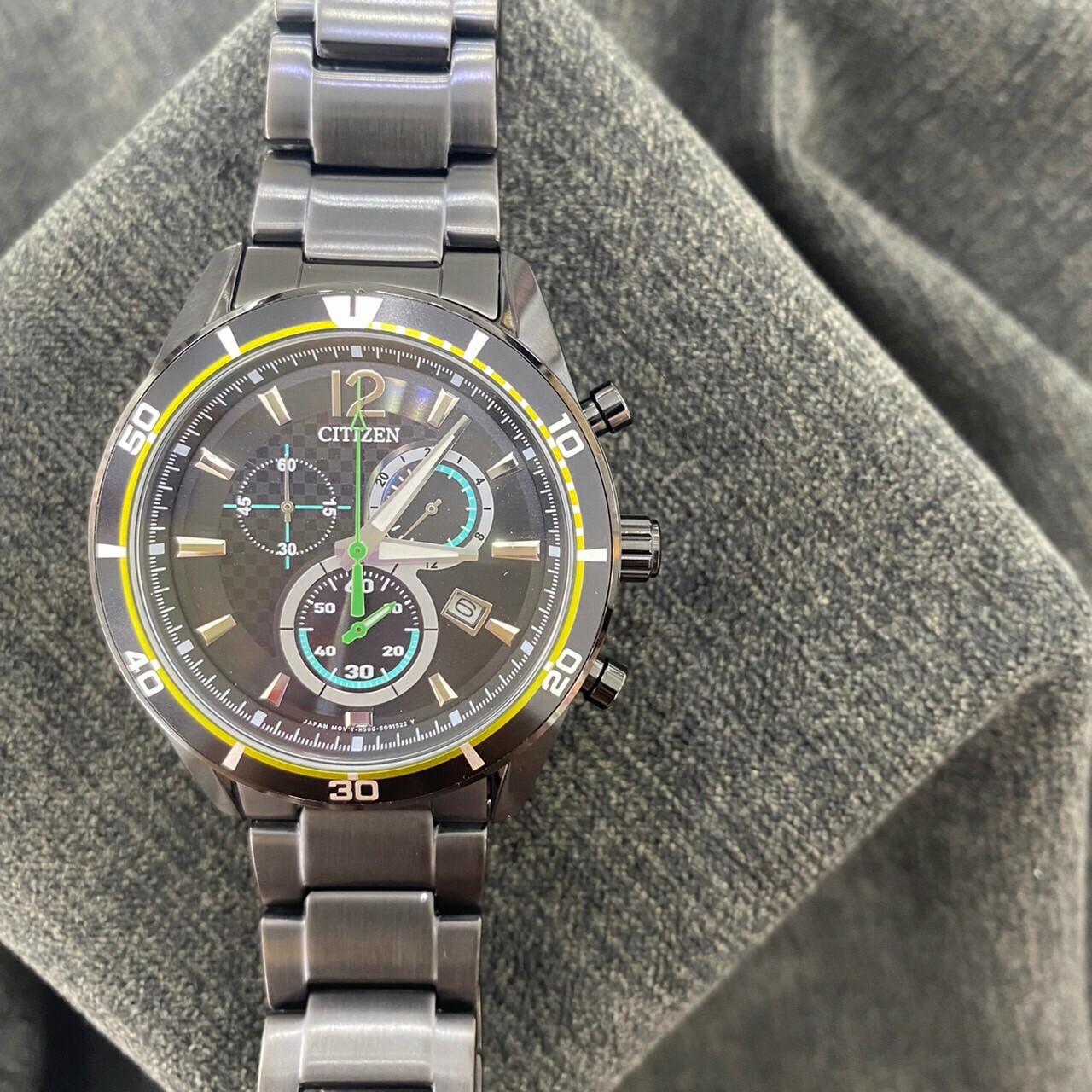 【CITIZEN 星辰】三眼都會紳士光動能腕錶AT2115-52E 40mm 現代鐘錶