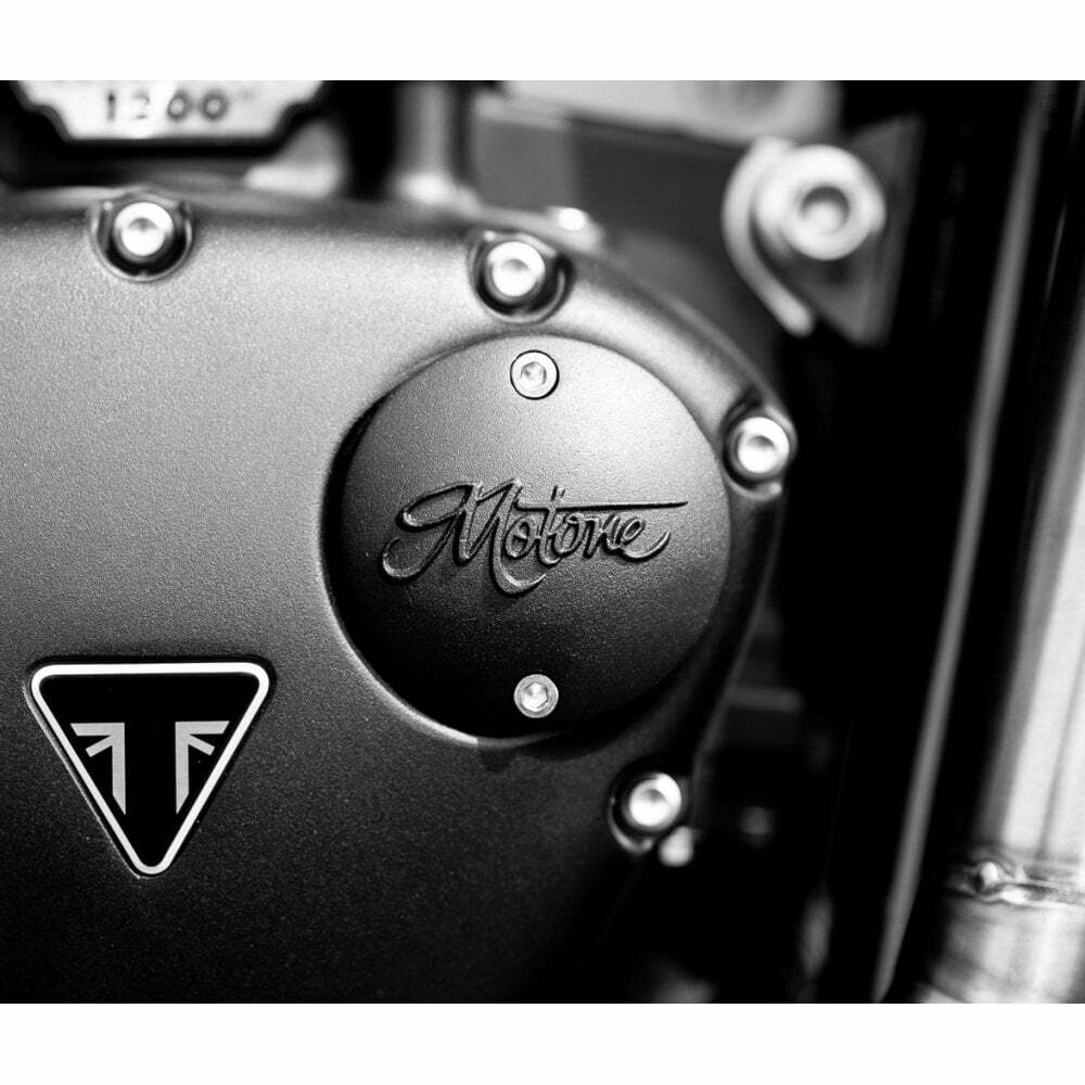 Motone 水冷凱旋專用 正時蓋 立體Logo 黑